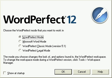 wordperfect 12 windows 10