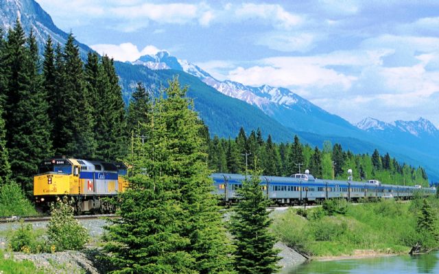 VIA Rail Through the Canadian Rockies