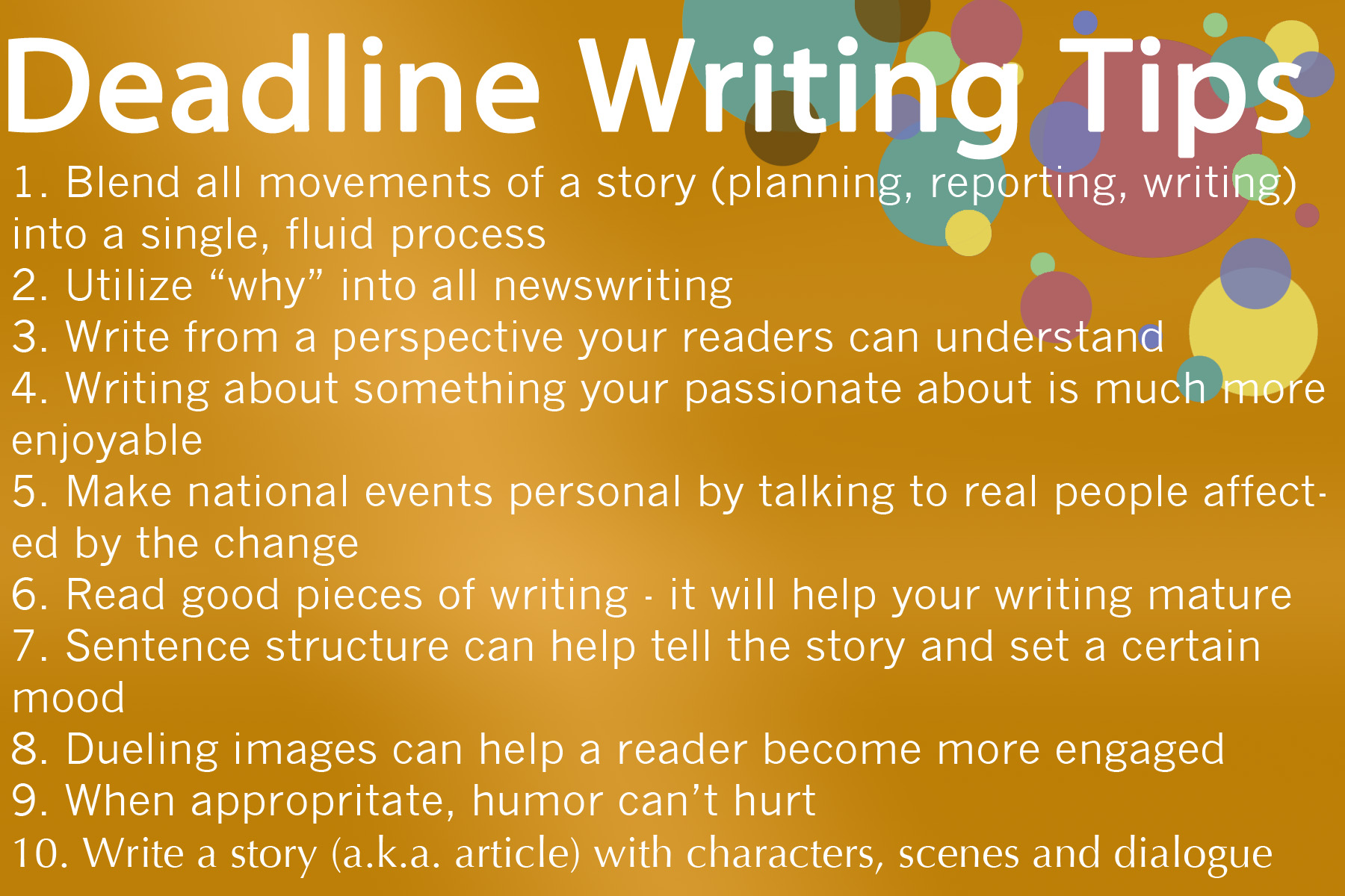Deadline Writing