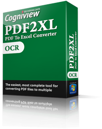 PDF2XL OCR convert scanned documents to Excel spreadsheet