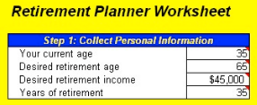 Calculate Your Retirement with Excel and Beat the Recession - image 1